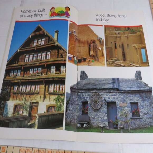 A world of Homes BIG BOOK (almost 2 feet tall) with teacher pages  Classroom - Picture 4 of 14